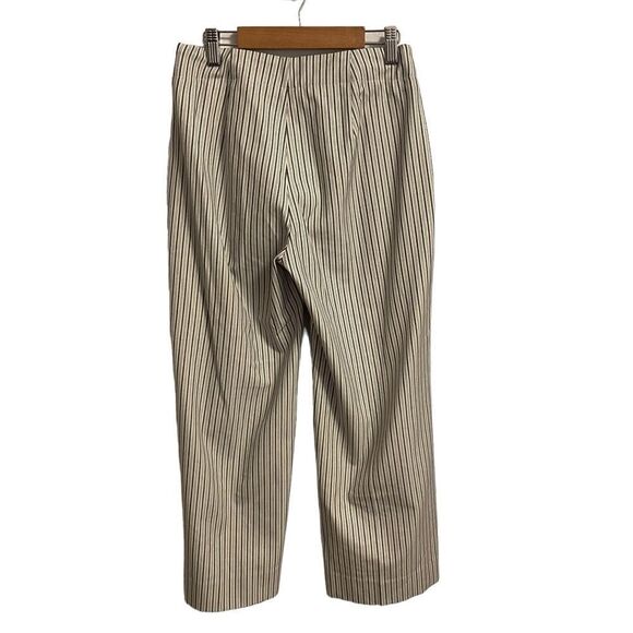 Banana Republic Wide Legged Cropped Sailor Pants White Navy Size 2 - Picture 5 of 10